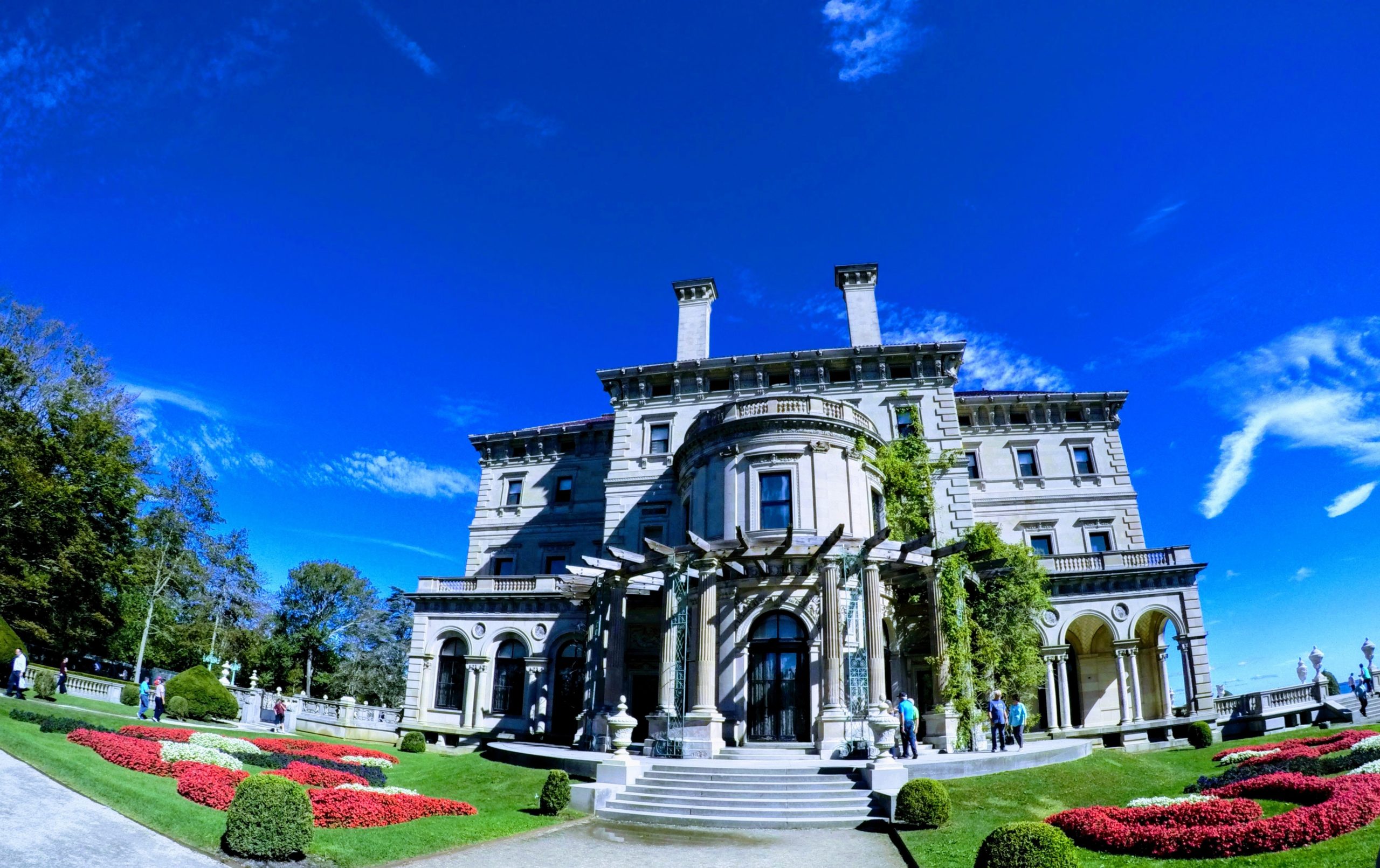 Newport. A mansion from the Gilded Age in Newport Rhode Island