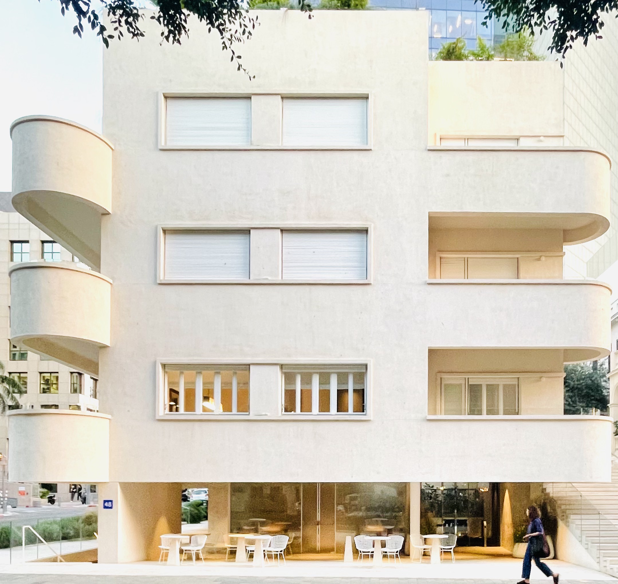 Facade of R48 in Tel Aviv