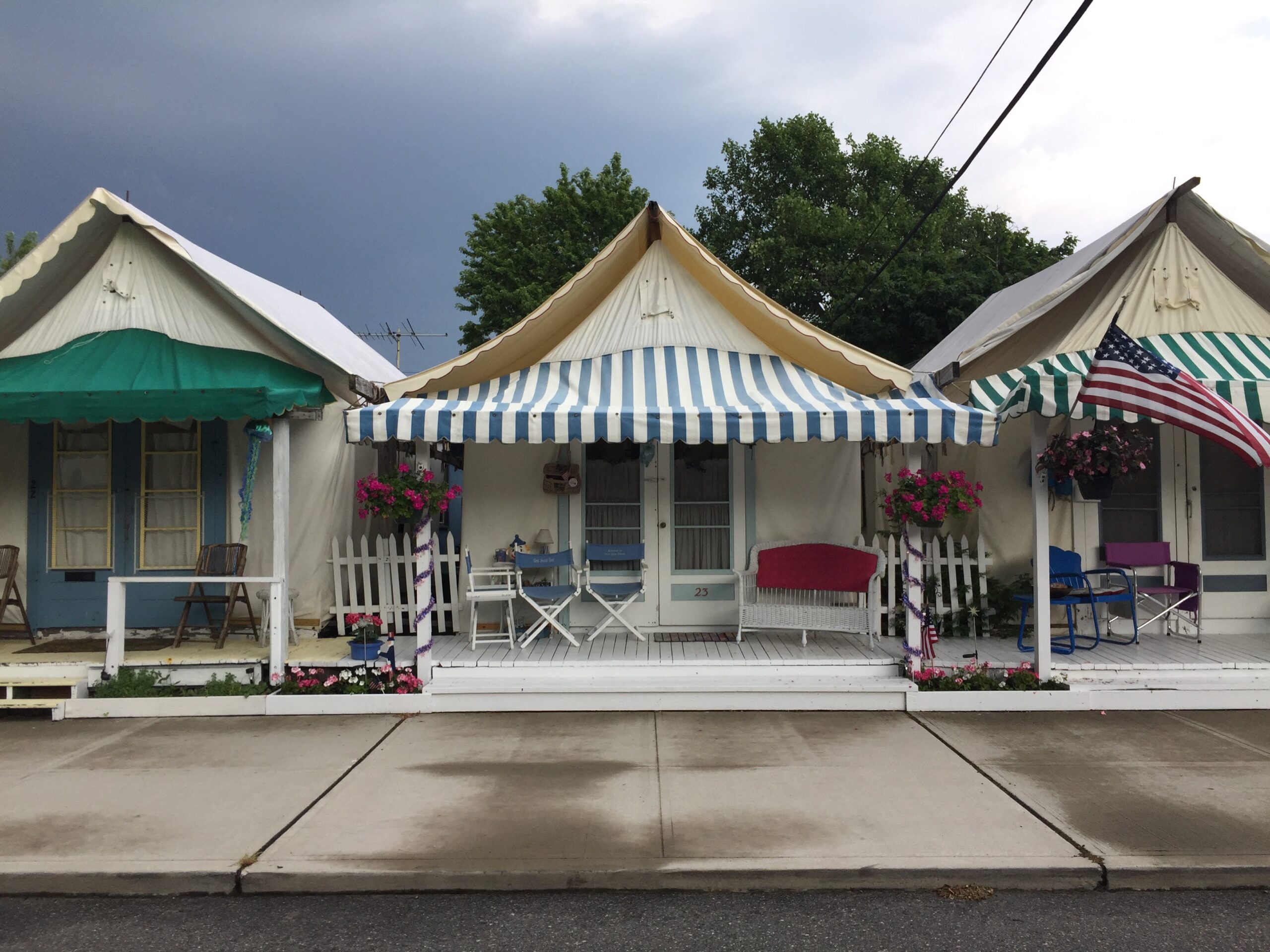 ocean grove beach tent city