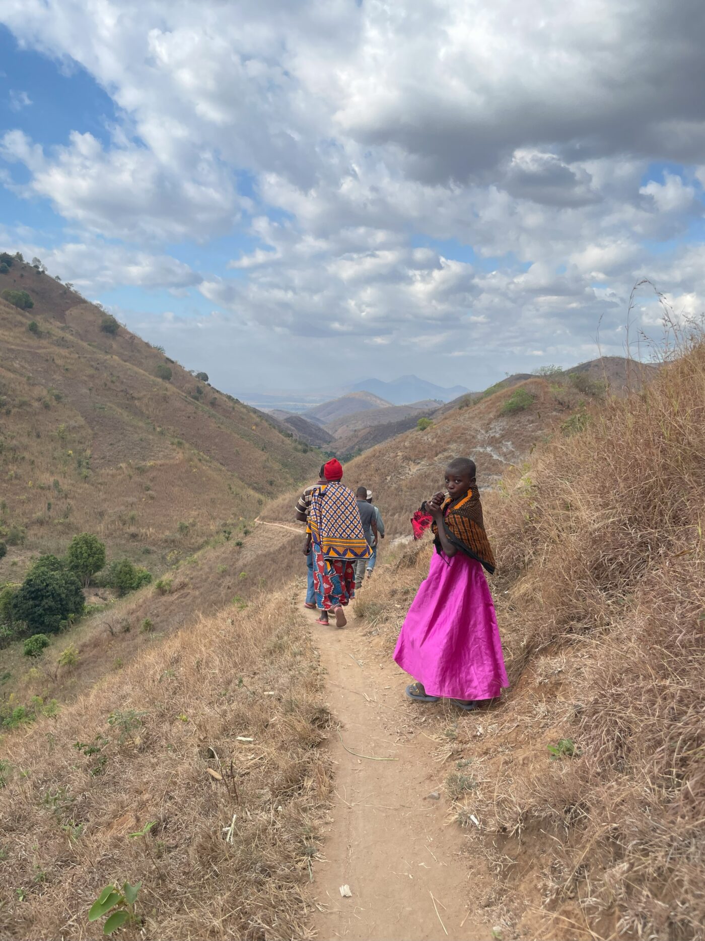 Villagers heading to the clay mines in Mlimani Morogoro