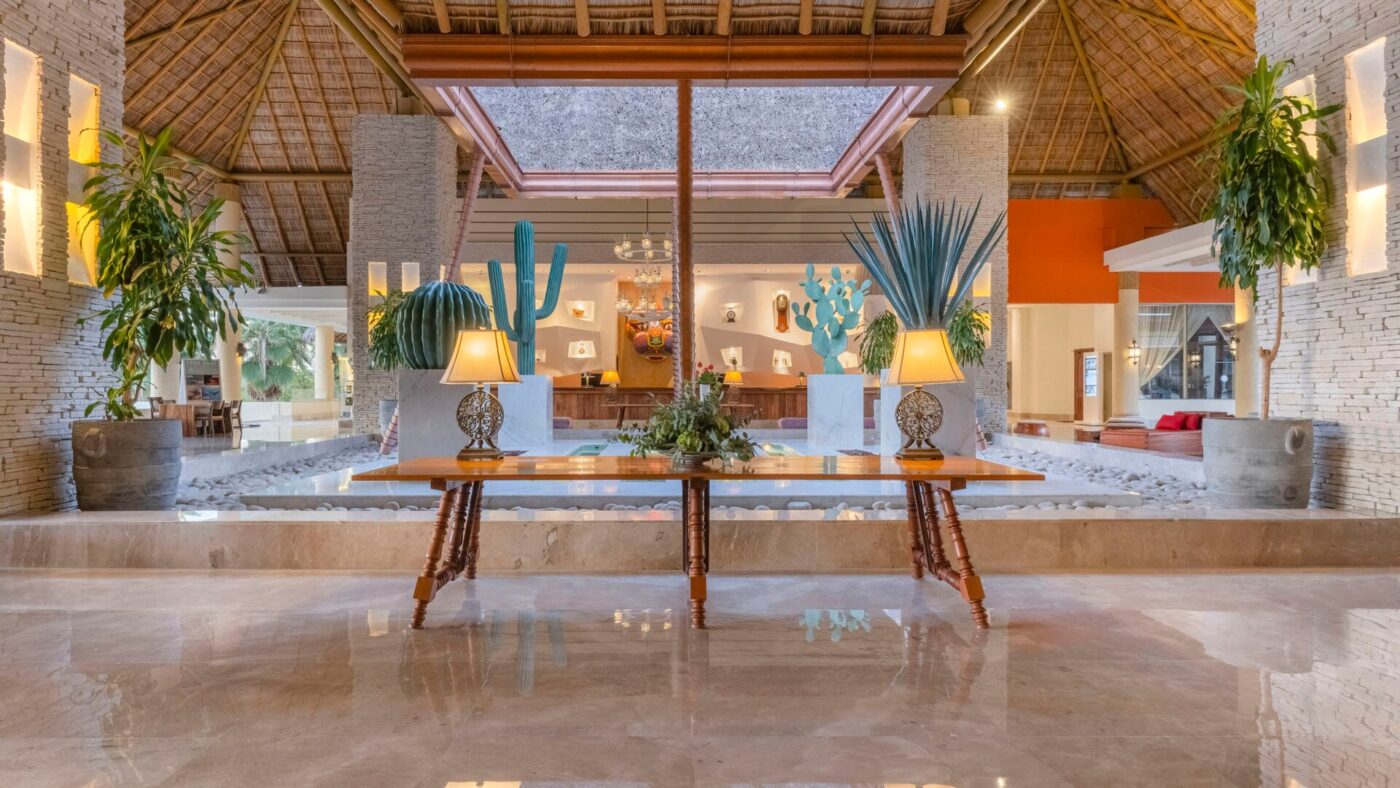 Lobby of the Iberostar Resort Punta Mita