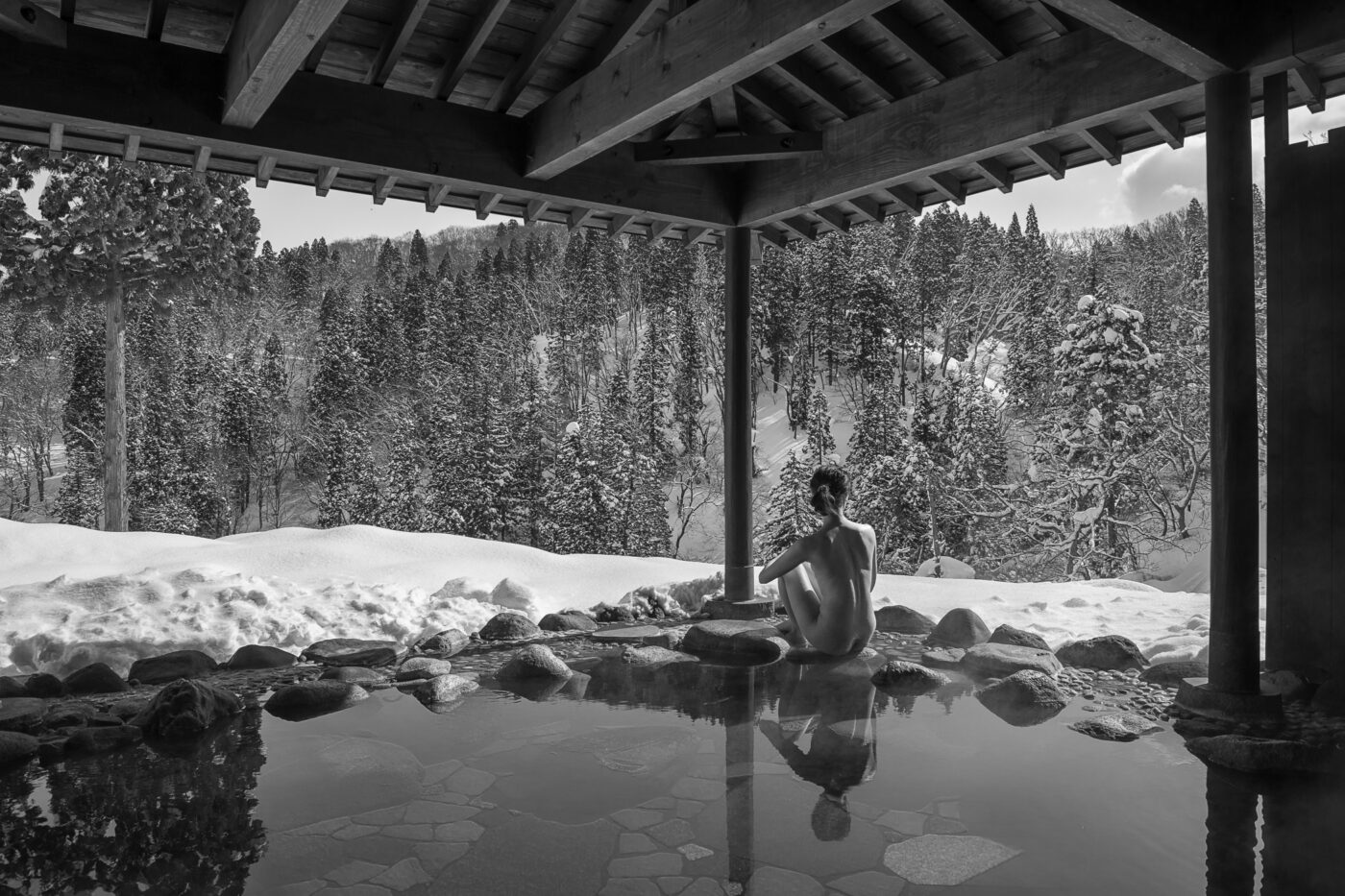 Hot Spring in Ginzan, Japan