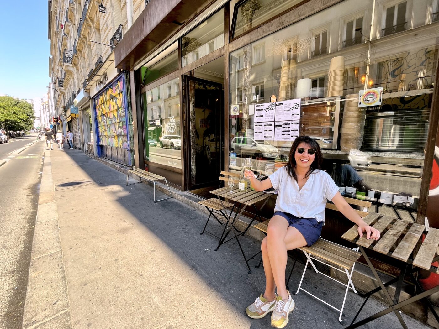 Co-Founder taking a break outside the Hood