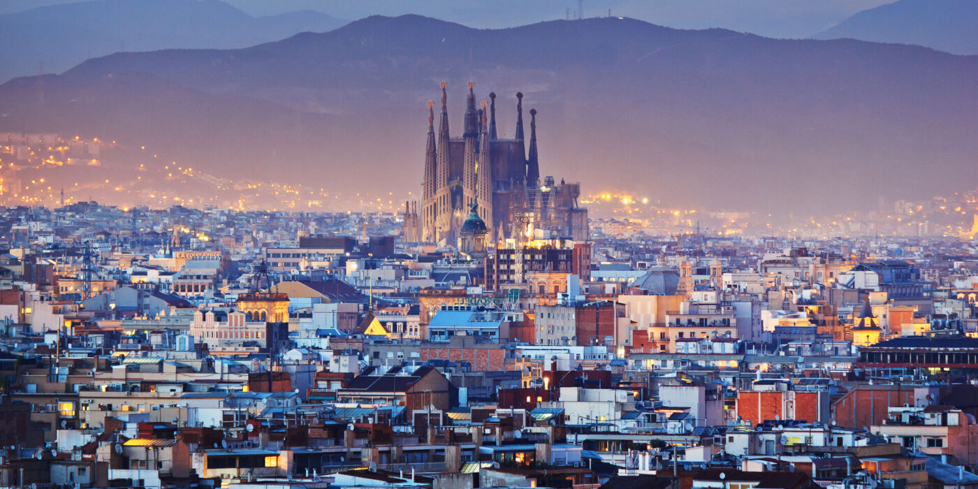 Barcelona city and Sagrada Familia