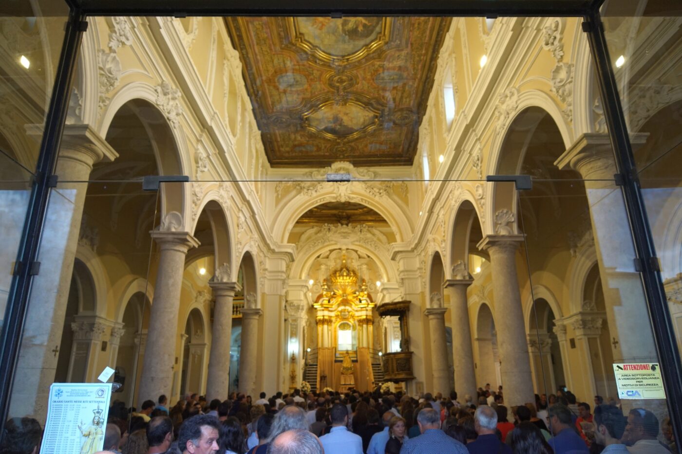 Interior of the Church in Guardia Sanframondi
