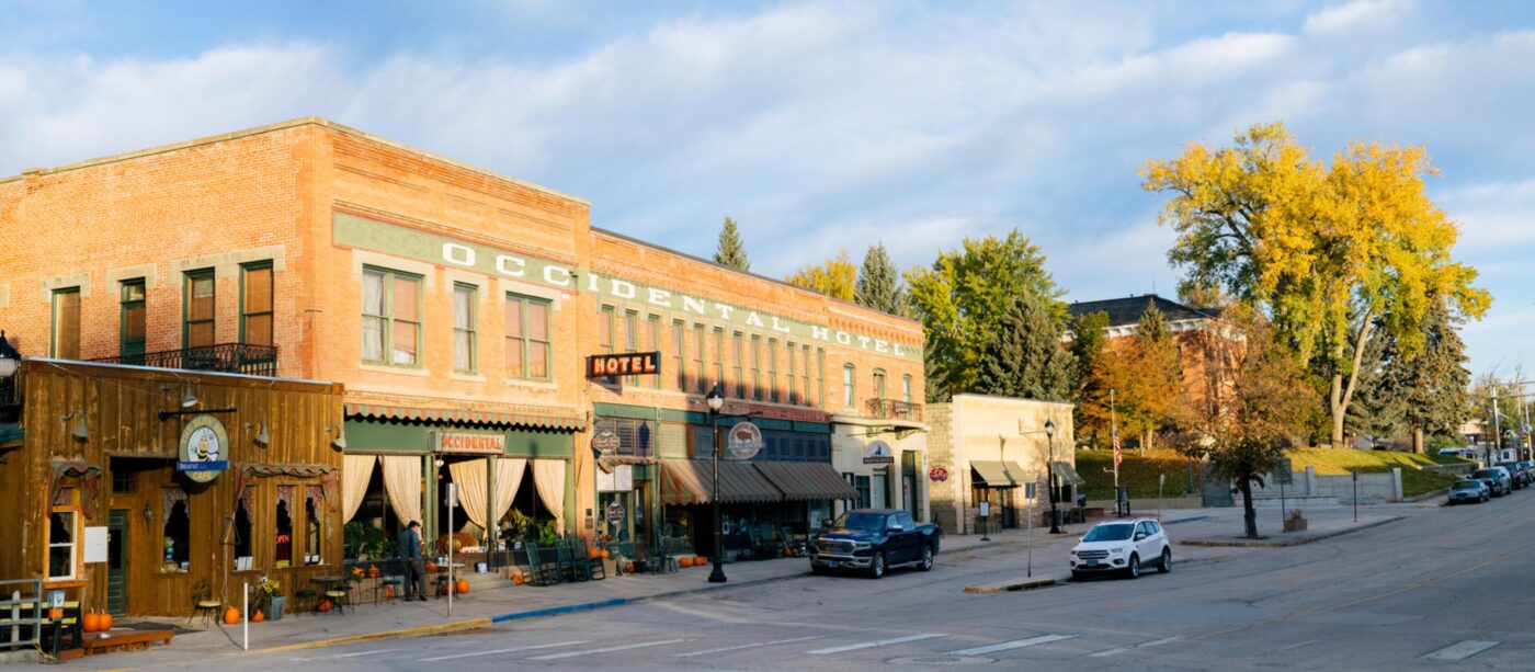 Street view of the Occidential Hotel, Buffalo