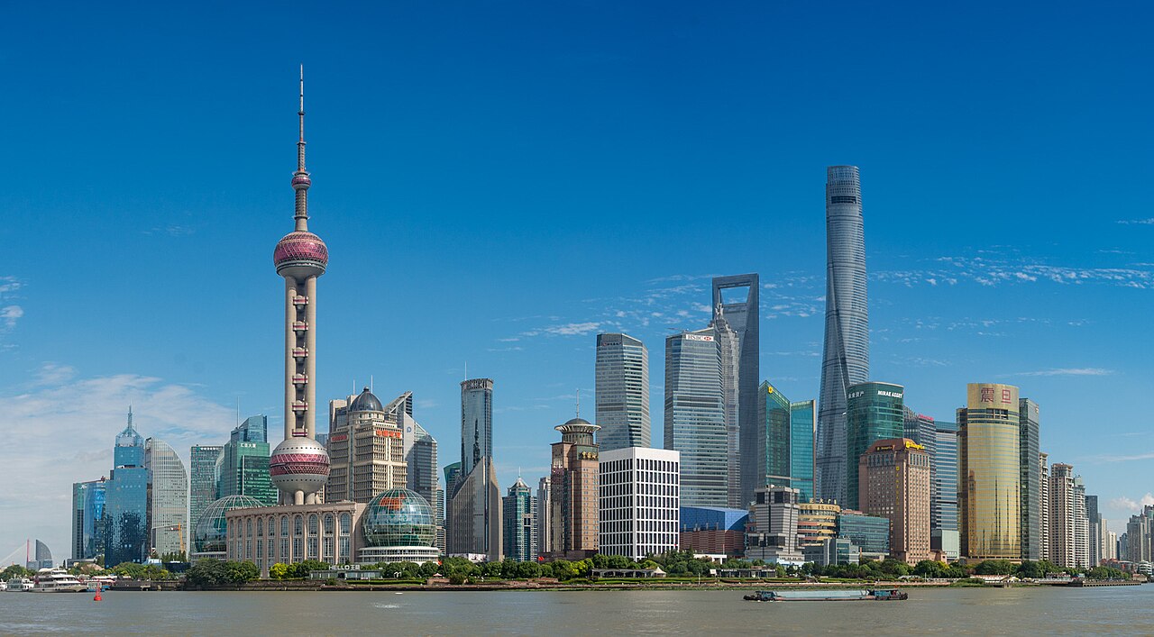 Show me the Money skyline of Lujiazai Shanghai