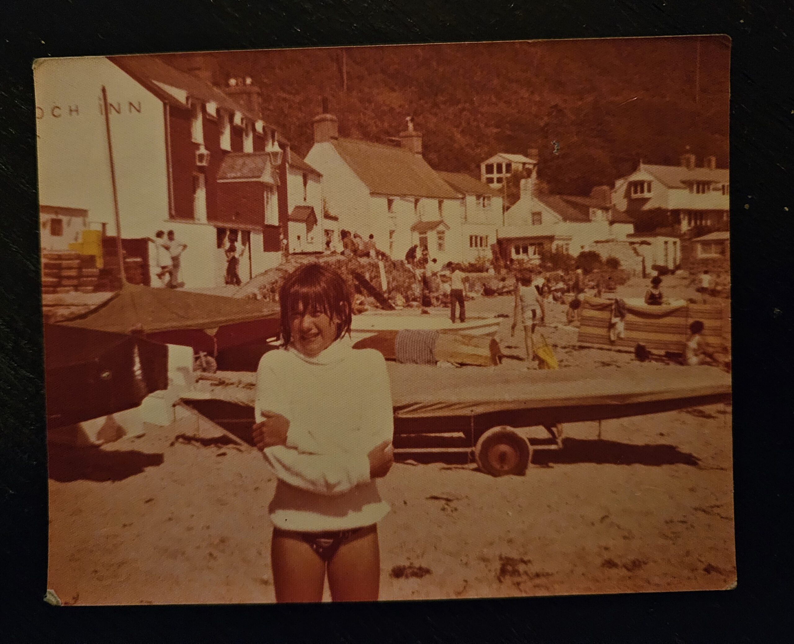 My Once Secret Place the Red House Lucia on the beach