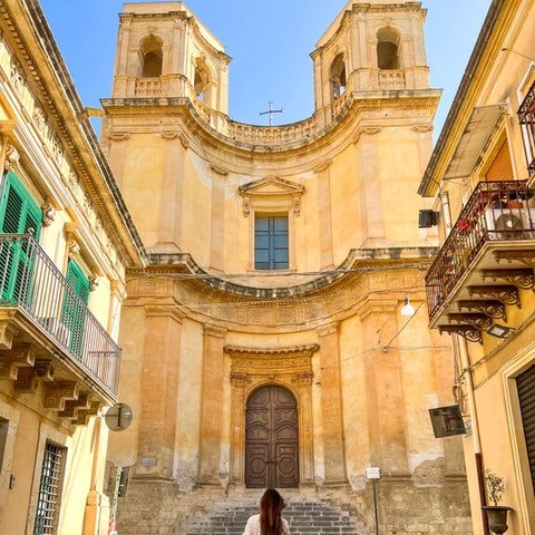 SeptemberIn Sicily Montevergine Church in Noto