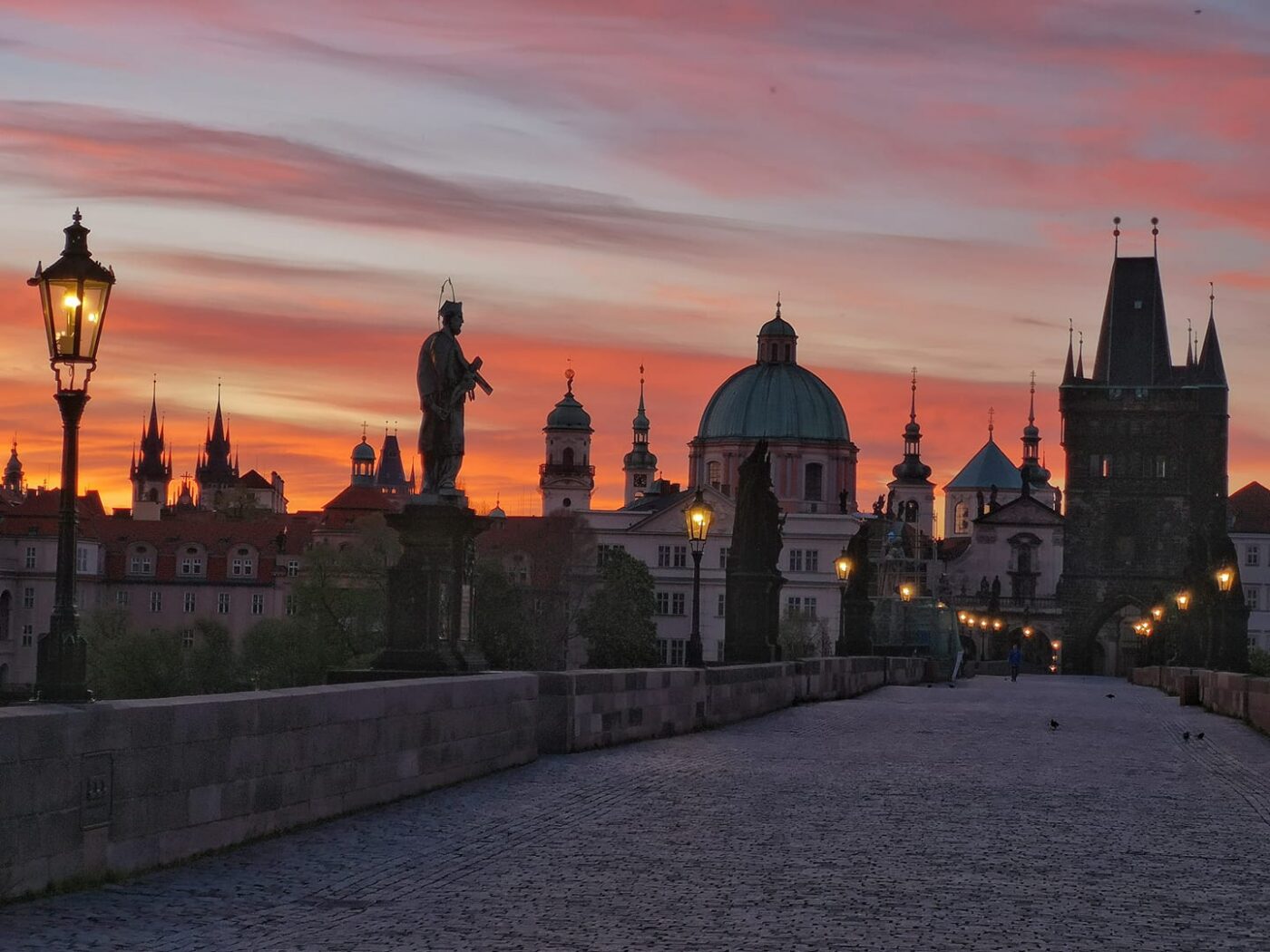 Prague The Fairy Tale City of Memories Charles Bridge in the evening